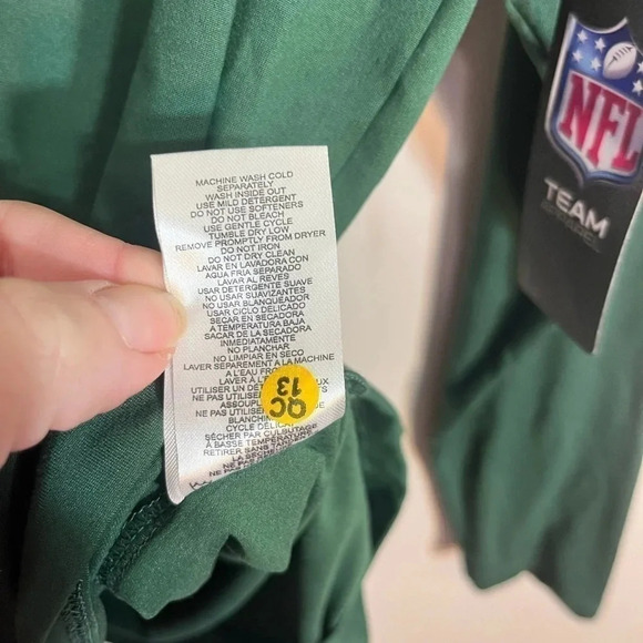 NFL Combine Men's Green Bay Packers Mock Neck Green Quarter-Zip Pullover Size S - Picture 9 of 9